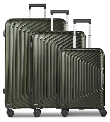 Productafbeelding van REDOLZ trolley Essentials 01 Trolley Set 3-delig Exp. Olive Metallic groen 53cm