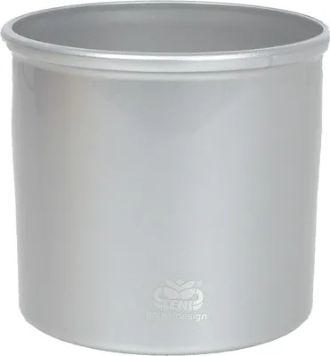 Produktbild von Leni Hydro Blumentopf Corona 22/19 silber - Hydrokultur Übertopf, Blumenkübel, Pflanzenkübel