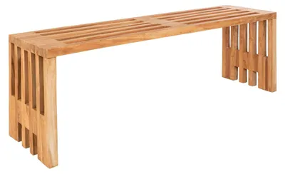 Zdjęcie produktu dla ŁAWKA Benidorm 35x140x48 cm Z DREWNA TEKOWEGO