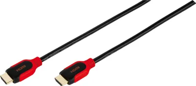 Obrázok produktu pre ViVanco™VVVHDMI15MMK, 1,5 m, Typ HDMI (štandard), Typ HDMI (štandard), Čierna, Červená