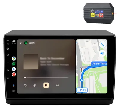 Image de Autoradio Android 10 pouces 32 Go pour Fiat Ducato, Citroën Jumper et Peugeot Boxer (2007-2025) Camping-car/caravane avec CarPlay et Android Auto Navigation &