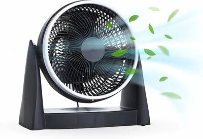 Produktbild von Tischventilator mit Turbo-Luftstrom, 3 Stufen & 90° Schwenkkopf