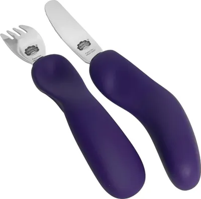 Image de Couverts d'apprentissage violets - Nana's Manners