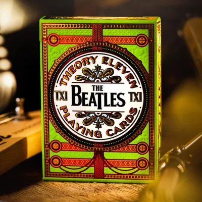 Immagine prodotto di Karty do gry The Beatles w zielonym wydaniu - premium 52-kartowy zestaw