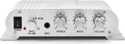 Obrázek produktu pro Mini HiFi 2.1 Stereo Bass Auto Auto Home Audio Zesilovač Digitální zesilovač Stříbrný