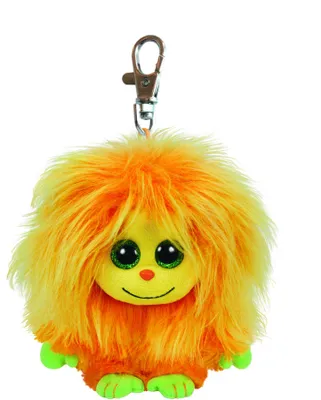Produktbild von TY Beanie Boos Glubschi Frizzy Tang Orange Schlüsselanhänger Monster Stofftier