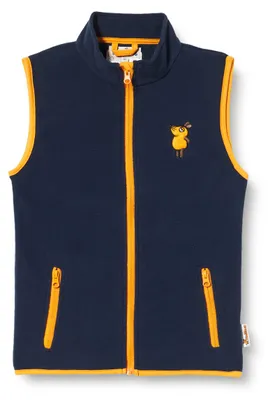 Obrázek produktu pro Playshoes, fleecová vesta unisex, dětská outdoorová bunda, barva: tmavě modrá, velikost: 140