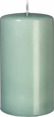Produktbild von 4er Set Oster, Frühling, Stumpenkerzen Seemoos Seafoam 6 x 5 cm