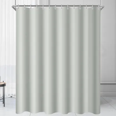 Produktbild von Lerores Duschvorhang Grau 240x200cm Antischimmel Wasserabweisend Textil