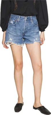 Produktbild von LEVI'S – Damen-Shorts 501 mit Rissen  – Größe 28