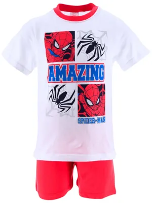 Produktbild von Schlafanzug kurz Spider-Man Weiß 98