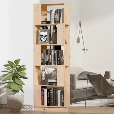 Productafbeelding van Houten Opbergkast met Compartimenten 51x25x163.5 cm