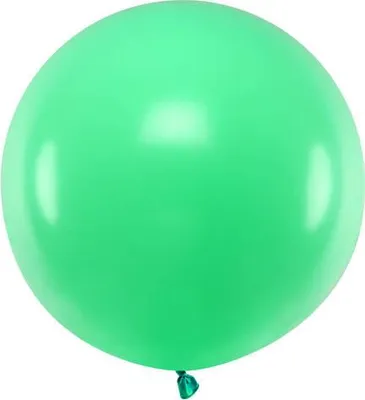 Zdjęcie produktu dla Balon okrągły 60 cm, Zielony, Pastel Green