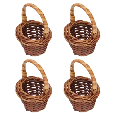 Produktbild von Kôš na uskladnenie bábik, miniatúrny kôš na ovocie pre bábiky, mini košík na ovocie, mini kuchynský kôš, miniatúrna dekorácia pre bábiky, dekorácia pre bábiky
