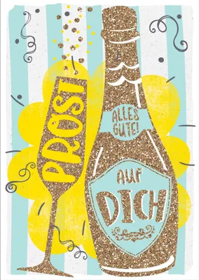 Produktbild von Geburtstag - Glimmer Cards - Soundkarte und Lichtkarte im Format 14,8