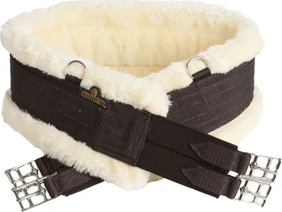 Produktbild von Kentucky Horsewear Sattelgurt Lammfell Sattelgurt Braun