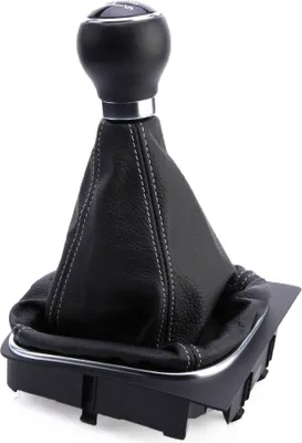 Produktbild von Schaltsack passend für VW Polo III Bj. 1994-2001 weiße Naht Echtes Leder Neu