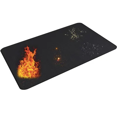 Produktbild von Grill Unterlage feuerfest aus Glasfaser, 165x122cm, wasserdicht & ölbeständig, für BBQ, Feuerstelle & Garten