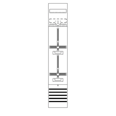 Produktbild von Striebel Zählerfeld 9RE 2Z DF19C2 vorverdrahtet 2CPX054155R9999