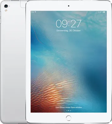 Obrázek produktu pro Apple iPad Pro, 24,6 cm (9.7"), 2048 x 1536 px, 32 GB, iOS, 444 g, Stříbrná