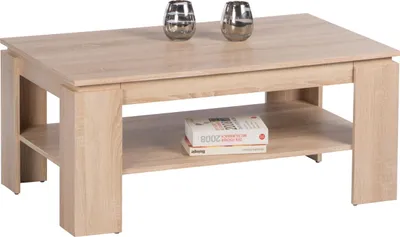 Produktbild von Couchtisch >Harrison< Schublade, Sonoma Eiche Nachbildung - 100x44x60cm (BxHxT)