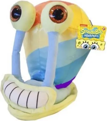 Produktbild von Gary Schnecke Plüschtier 22 cm SpongeBob Schwammkopf Rainbow Special Edition Kuscheltier