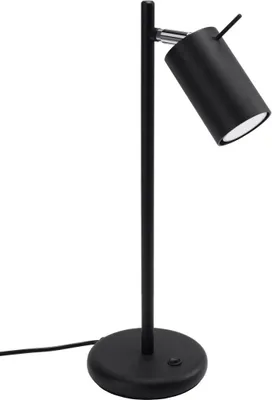 Image de Lampe de table RING noir 1xGU10 10W acier 43x19.5x14.5cm Sollux Lighting