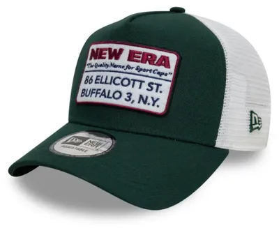Produktbild von NEW ERA 9FORTY A-Frame Trucker Cap Vintage Patch - Dark Green/White Dark Green/White