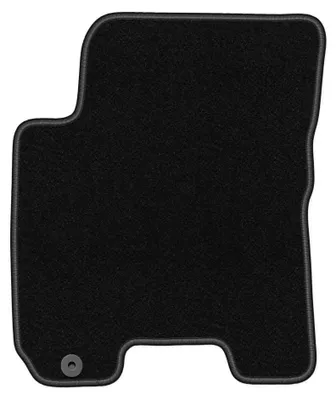 Obrázok produktu pre Velúrový koberec vodiča pre: Kia Sportage II 2004-2010 (SUV) – 1 ks, čierny, na mieru – Wielganizator BASIC – verzia W0287
