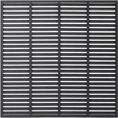 Produktbild von vidaXL Lamellenzaun WPC 180x180 cm Grau
