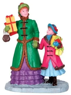 Productafbeelding van Kerstfiguur Christmas shopping LEMAX
