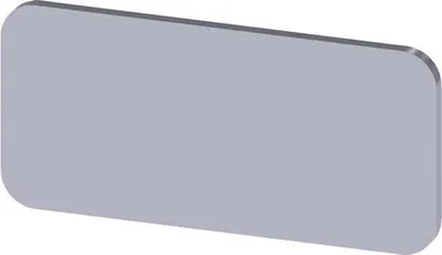 Zdjęcie produktu dla Siemens Bezeichnungsschild ohne Aufschrift 3SU1900, Srebrny, 12,5 mm, 0,5 g, 27 mm, 14 mm, 1 mm