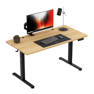 Produktbild von Mark Adler Leader 7.3 Elektrischer Schreibtisch 140x60 cm, Höhenverstellbar 72–118 cm, ErgoHub Flex Panel, Kabelmanagement, Belastbar bis 50 kg