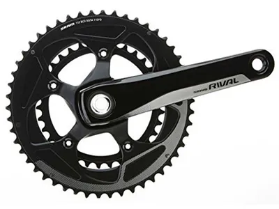 Produktbild von SRAM Rival 22 Kurbelsatz 175 mm GXP 50-34T - effizienter Antrieb für Rennrad ...