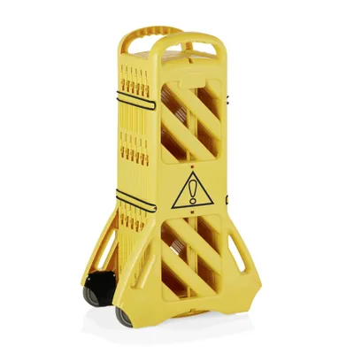 Immagine prodotto di Barriera mobile / barriera, 4 metri, plastica, giallo