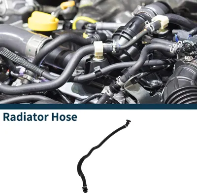 Image de Durite De Radiateur/Durite De Chauffage Pour Bmw 550I 2013-2016 N° 11158647299, Durite De Liquide De Refroidisement En Caoutchouc Noir, 1 Pièce