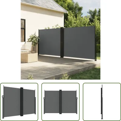 Immagine prodotto di The Living Store Tenda laterale estensibile antracite 180x1200 cm