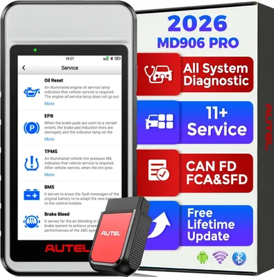 Immagine prodotto di Scanner di autodiagnosi completo, strumento di diagnostica di sistema con Bluetooth - 11 funzioni di servizio