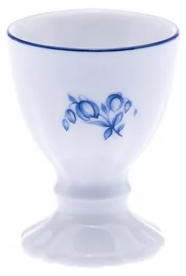 Produktbild von Rose, kalíšek na vejce, porcelán, modré růže, Thun, 6,5 cm