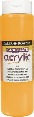 Produktbild von Daler Rowney Graduate Acrylfarbe Cadmium Yellow Deep Hue 500 ml 1 Stck