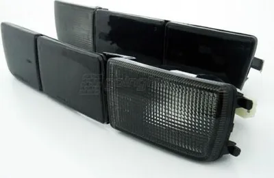 Obrázok produktu pre 2x predné smerovky + kryty v čiernej dymovej farbe pre VW Golf 3 III / Vento od 1991-1999