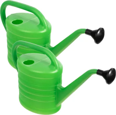 Image de Arrosoir/arrosoir à fleurs - lot de 2 - 2,5 l par arrosoir - pour le jardin - intérieur et extérieur