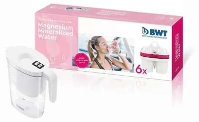 Produktbild von BWT Ersatzwasserfilter Mg2 6 Stück BWT VIDA MEI 2.6 l