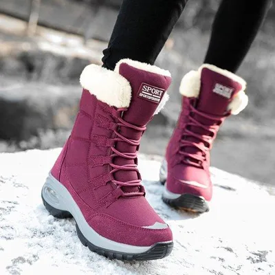 Productafbeelding van Famanu sneeuwlaarzen, waterdicht - Rood - EU39.5-40