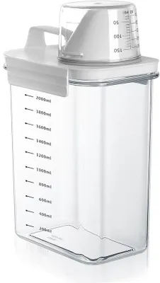 Produktbild von Waspoederbewaardoos aus Kunststoff mit Maßbeker 2300 ml