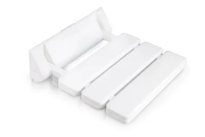 Obrázek produktu pro Sedátko do sprchy 32 x 32 cm, sklopné, bílá (SDS32)