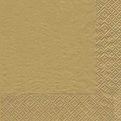 Produktbild von Servietten 25x25 cm - Uni gold