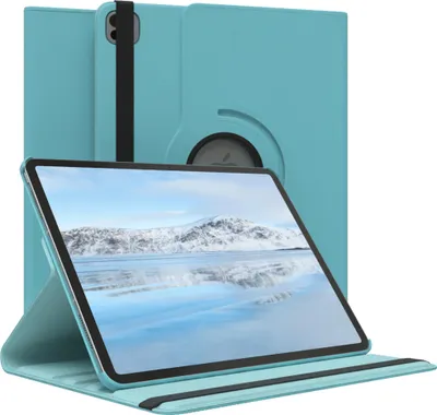 Produktbild von EAZY CASE - Tablet Hülle für Apple iPad Pro 13 (2024) Schutzhülle, Tablet Case 360° drehbar in Blau