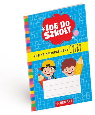 Produktbild von Ide do szkoly Zeszyt kaligraficzny Cyfry A5