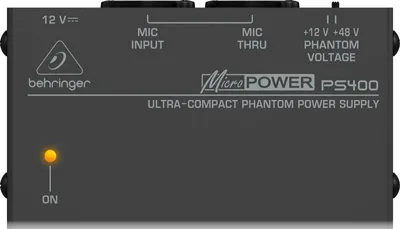 Imagen del producto de Behringer PS400, 2 W, 100 - 240 V, 50 - 60 Hz, +48 V, +12 V, 0,15 A, conector XLR